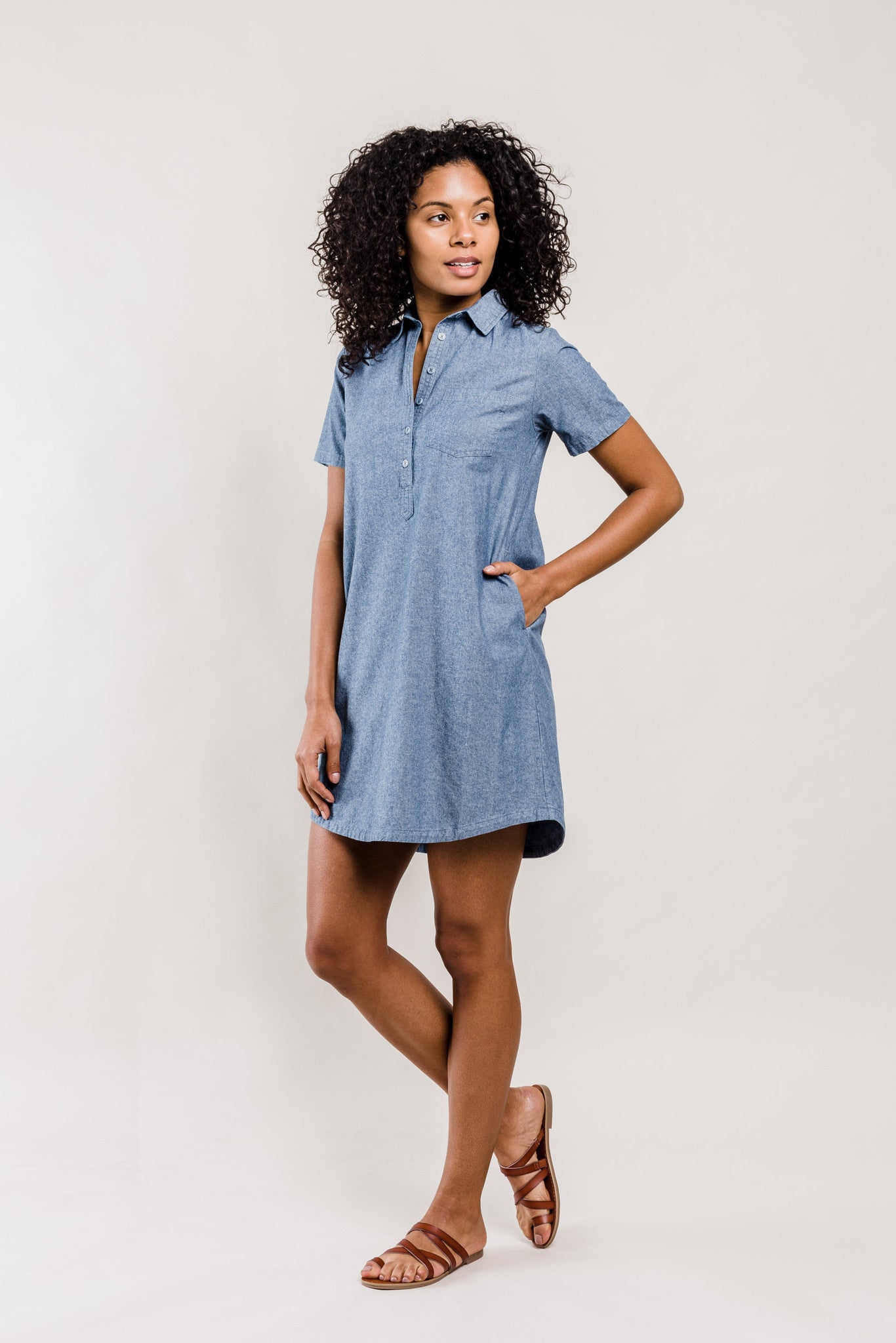 VALOR LOFT GATEWOOD ŞİRT ELBİSESİ